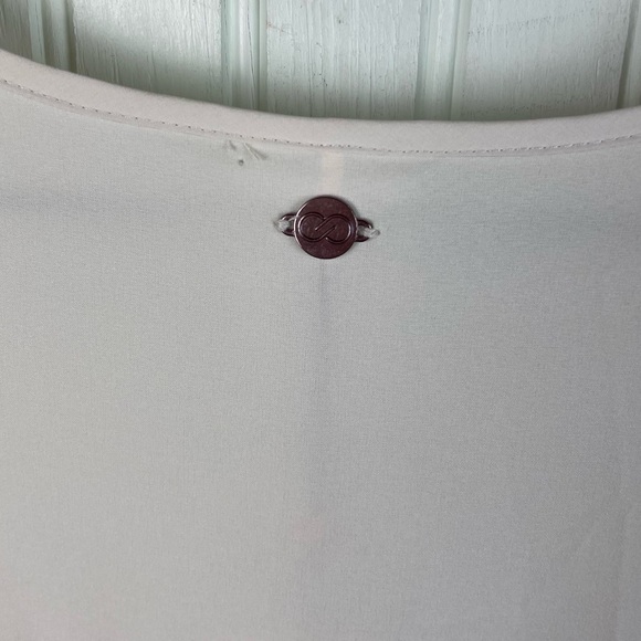 NEW Calia Racerback Midi Dress Birch Women's Size XL Drawstring Waist Athleisure - Picture 10 of 10